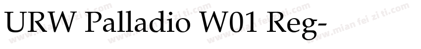 URW Palladio W01 Reg字体转换